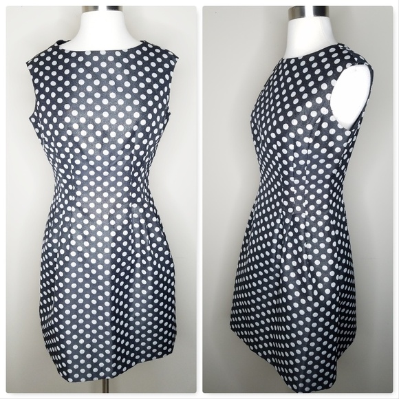 Eliza J metallic polka dot a-line dress - Picture 3 of 6